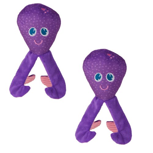 Caitec Presents Nala Cat Ollie The Octopus - Catnip Toy - Interactive Cat Toy - Chew Toy - Pillow Toy, 2 Pack