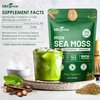 KIKI Green Irish Sea Moss Powder 8 Oz - Wildcrafted Sea Moss with Bladderwrack Burdock Root Powder Dr Sebi Sea Moss for Immune Support - Keto, Vegan Friendly Powder