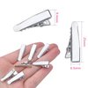 100pcs Alligator Duckbill Hair Clips Metal Single Prong Hair Clip Hairpins Teeth Bows Professional Sectioning Clips DIY Hair Accessories for Women Styling, Silver