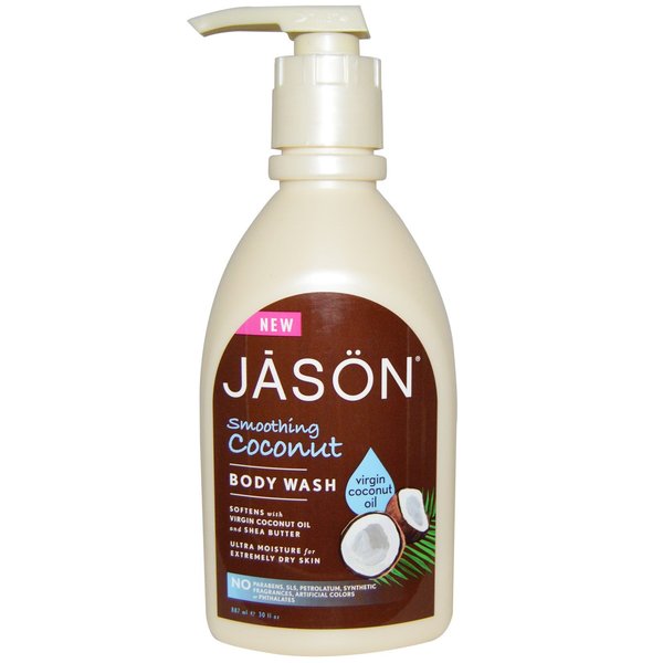JASON, Smoothing Body Wash oz, Coconut, 30 Ounce