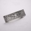 TEAMER Vintage Celtic Knot Hair Clip Metal Tree of Life Barrettes Hair Accessories Styling for Women (Silver)