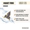 Lunkerhunt Topwater Frog Lures Bass Trout Fishing Lures Kit (3-Pack) | Most Realistic Frog Fishing Lures for Freshwater with Swimming Legs, Weedless Hooks