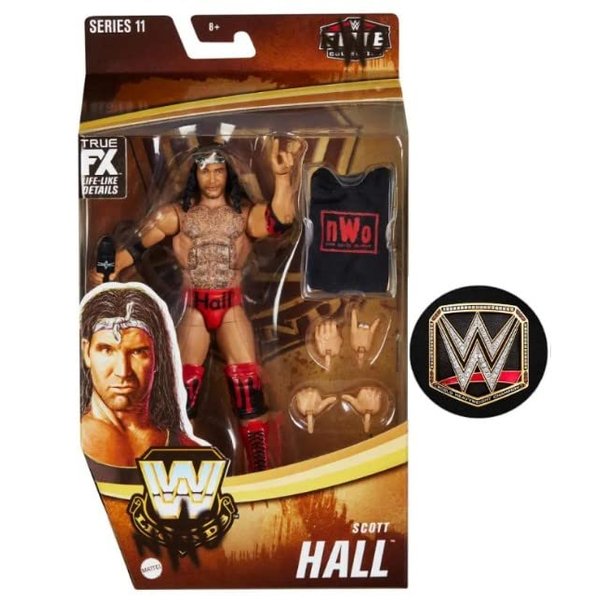 WWE Elite Legends Collection 6-inch Articulated Action Figure Series (Scott Hall NWO)