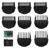 Body Trimmer Guards,Guides Fit for Manspot Groin Hair Trimmer for Men,8pcs Clipper guards Set Fit For Meridian Ball Timmer,0.02inch to 0.5Inch(0.5mm-12mm) Black