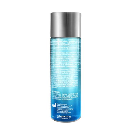 ID Glide 2.2 fl oz Water Based Personal Lubricant Hypoallergenic Lube for Men Women and Couples, Liquid Glide Natural Feel for Pleasure, Made in USA by ID Lubricants
