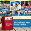 First Aid Kit for Home and First Aid Kit for Car - Travel First Aid Kit and Camping Gear - Travel Size Hiking First Aid Kit and First Aid Bag - Emergency Preparedness Items and First Aid Kit Survival