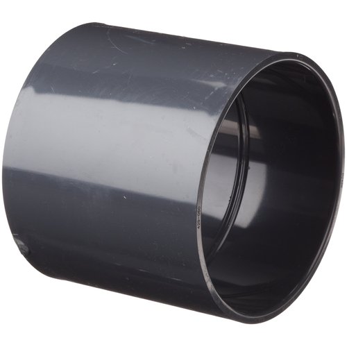 Spears 429-G Series PVC Pipe Fitting, Coupling, Schedule 40, Gray, 2-1/2" Socket