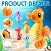 Shappy 5 Pcs Seahorse Stuffed Animals Set 17 Inch Mommy Seahorse Plush with 4 Cute Babies in Her Belly Soft Cuddly Zippered Sea Horse Plushie for Boys Girls Birthday Ocean Party Decor