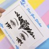 Topz halloween black face jewels Mermaid Face Gems Glitter clown temporary tattoo Rave holiday forehead adult costumes Makeup beauty Bohemian Stickers