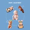 Vueos 6 Pcs 4 Inch Mini Reborn Baby Dolls Toy Set Realistic Baby Doll with Cute Animal Clothes Gifts for Girls Boys Birthday Christmas