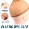 G.s.aimes Wig Cap with Feather Razor, 10 Feather Razor replacement blades, Bald Cap for Wig, 2 Wig Elastic Bands for Under Wig, Wig Stocking Cap, Deluxe Wig Cap, 2 Wig Caps for Women