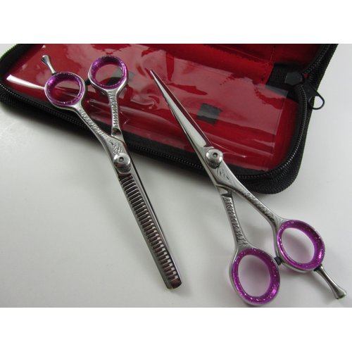 5.5"Professional Razor Edge Hair Cutting & Thinning Scissors Shears Hairdressing Scissors Barber Shears
