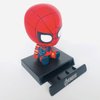 ITUBLE Spiderman Bobbleheads Car Dashboard Decorations Cute Bobblehead Figures Dash Board Decor Auto Doll, Western Anime Car Ornaments Accessories Interior for Men Women Girls Boys with Phone Holder