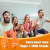 Sinmoe 24 Pcs Sports Fan Foam Finger Mini Foam Fingers Foam Hand Foam Finger 1 for Sports Themed Birthday Party Supplies Sport Events Baseball Basketball Soccer Team Gifts (Orange)