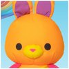 Swisheez Bowie Bunny Stuffed Animal, Retro Inspired Plush Toys for Ages 3 and Up, Orange, 7”