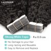 Lacer Hair Natural Black Tape in Hair Extensions Human Hair Black Woman Kinky Straight Skin Weft Real Human Hair Tape in Extensions 40pcs 16Inch 100G