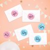 2.25” Gender Reveal Stickers for Party Invitations and Voting Games (80 Count) - Team Boy and Team Girl Labels with Gold Foil for Reveal Parties and Baby Showers | Easy to Peel and Stick (Circle)