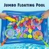 CozyBomB™ Kids Pool Fishing Toys Games | Summer Magnetic Floating Toy Magnet Pole Rod Fish Net Water Table Bathtub Bath Game, Learning Education For age 3 4 5 Boys Girls Toddlers Carnival Party Favors