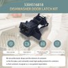 Upgrade 5304516818 Dishwasher Door Latch Kit Replace 5304525218 154543901 154758101 154543901 154722401 Door Latch Compatible Electrolux Kenmore Frigidaire Dishwasher Door - 2 Year Warranty