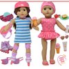 Doll Playset Accessories for 18 Inch Dolls (Summer Set)