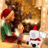 Funny Jokes White Elephant Gifts Christmas Toys Gifts Talking Vibrating Spinning Santa Claus Plays JINGLE BELLS With hilarious Sounds Christmas Plush Interactive Toy With Box Xmas Gift For Kids,11"