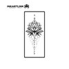 INKARTLINK Temporary Tattoos, Semi Permanent Tattoo Adult Art Design Waterproof Temp Tattoo Party Favors Tattoo Stickers Realistic Look, No Adhesive, Lasts 1-2 Weeks (Lotus 4)