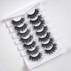CHUN-YAN Lashes - 18mm Wispy Mink Lashes for a Stunning Eye Look - 8D Faux Mink Fluffy and Volume Lashes - 7 Pairs Pack, Easy to apply and Reusable, Comfortable and Durable - CYB08