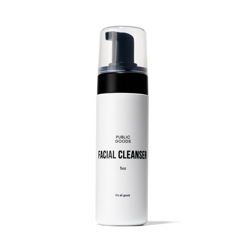 Public Goods Facial Cleanser & Moisturizer for Men & Women | Moisturizing & Hydrating Foaming Cleanser | Removes Dirt & Oil | Makeup Remover | Sulfate & Paraben Free | Vegan Friendly | 5 Fl Oz Bottle