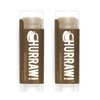 Hurraw! Coffee Bean Lip Balm, 2 Pack: Organic, Certified Vegan, Cruelty and Gluten Free. Non-GMO, 100% Natural Ingredients. Bee, Shea, Soy and Palm Free. Made in USA