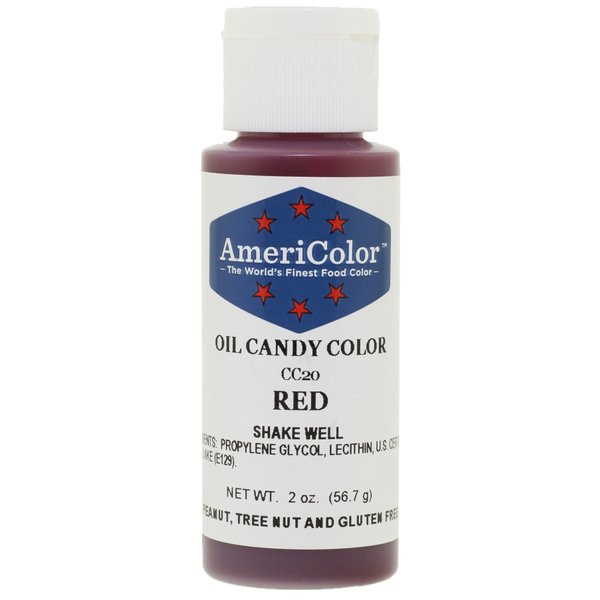 AmeriColor Candy Color Red, 2 Ounce