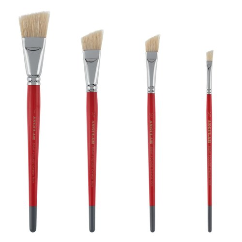 Creative Mark 800AF Foliage Angular Watercolor Brush Set of 4