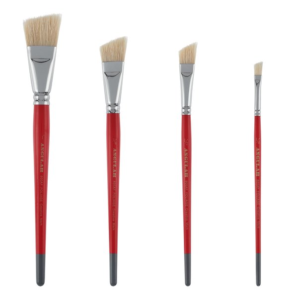 Creative Mark 800AF Foliage Angular Watercolor Brush Set of 4