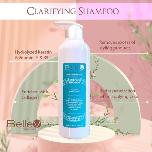 BelleV Professional Clarifying Shampoo 600ml / 20.29 fl.oz
