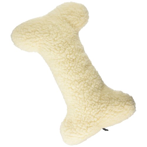 Petlou Dog Fleece Bone Chew Toy, 16", Medium