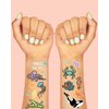 xo, Fetti Underwater Sea Creature Temporary Tattoos - 50 Glitter Styles | Ocean Animal Birthday Party Supplies, Shark, Dolphin, Crab, Fish, Arts and Crafts