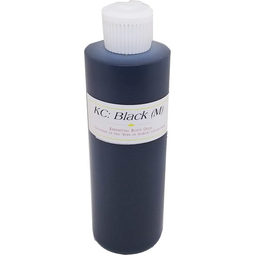 TCEShop Kenneth Cool: Black - Type For Men Scented Body Oil Fragrance [Flip Cap - Dark Blue - 8 oz.] - ID#25562