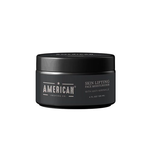 American Shaving Co. Skin Lifting Face Moisturizer With Anti-Wrinkle 4 Oz, Made in USA, Quick Absorption, Quality Potent Ingredients, Non-GMO, GMP Certified Facility, Cruelty-Free Products