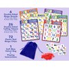 Party Hearty Alphabet and Number, ABC and 123 Bingo Board Game for Kindergarten and Preschool Kids Learn to Read Fun 2 Versions for Ages 4 and Up (Animal Edition)
