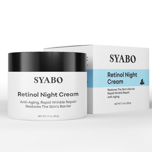 Anti-Wrinkle Night Cream, Retinol Facial Night Cream, Daily Anti-Aging Face Moisturizer for Fight...
