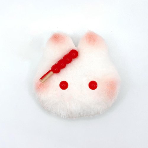 Cute Plush Hair Cards for Girls Ice Cream Hawthorn Bunny Hair Clip and Strawberry Bunny Blush Hair Clip Can Be Given as Gifts for Girls for Daily Wear