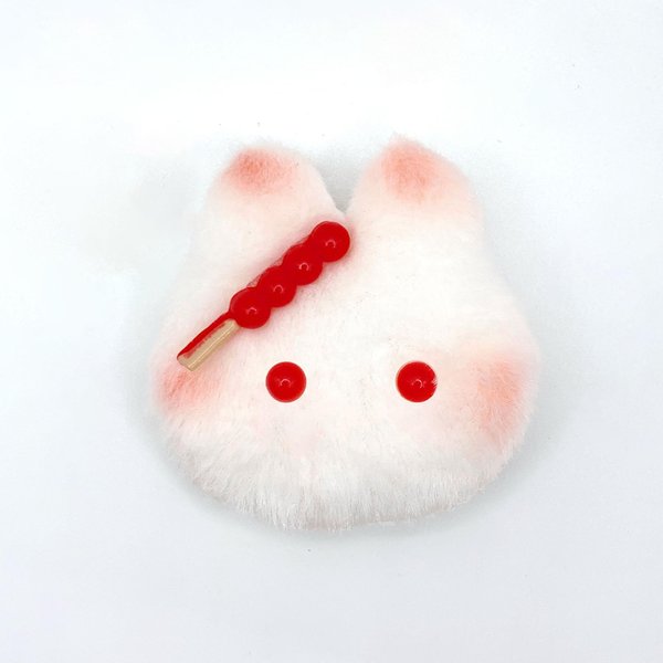 Cute Plush Hair Cards for Girls Ice Cream Hawthorn Bunny Hair Clip and Strawberry Bunny Blush Hair Clip Can Be Given as Gifts for Girls for Daily Wear