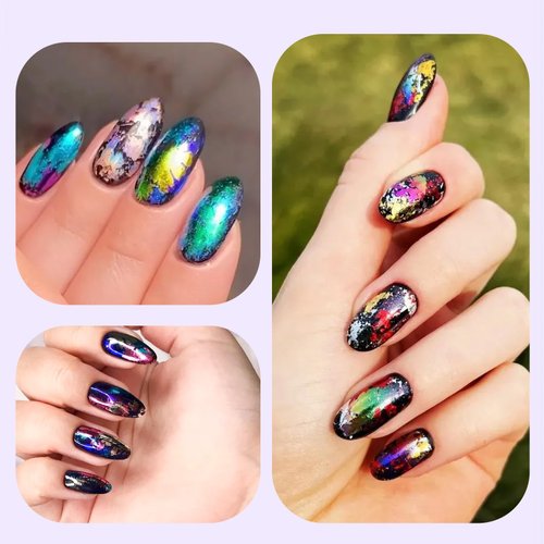Creaglam Nail Foil Glue Gel: Nail Art Foil Glue Gel for Foil Stickers Nail Glue Foil Transfer Gel - 15ML Gel Nail Foil Transfer Glue Nail Art Manicure DIY Enthusiasts - Required LED Lamp Soak Off