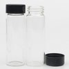 30ml (1 Oz) Clear Glass Vials Liquid Sample Transparent Glass Bottles Screwcap Lab Capacity Container Pack of 24