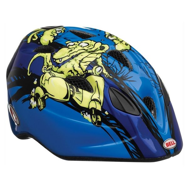 Bell 2014 Tater Youth / Kids Cycling Helmet (Blue/Green Gators - ONE SIZE)