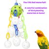 1792 Ball Waterfall Bonka Bird Toys Colorful Pull Plastic Chain Parrot Quaker Parrotlet Cockatoo African Grey