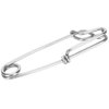 Pack of 6 Stainless Steel Long Line Snap Clips Easy On/Off Float Line Tuna Clips
