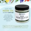 Organic Neem Butter-Coconut Oil, Neem Oil, Neem Leaf, Marula Oil, Kokum Butter, Rosemary, For Sensitive Skin, Itchy Skin, 2 Pack, 8 oz.
