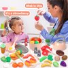 CUTE STONE Kids Kitchen Accessories Set, Play Food Sets for Kids Kitchen, Kids Cooking Sets with Play Pots and Pans, Utensils Cookware Toys, Kids Kitchen Playset, Play Kitchen Toy for Girls Boys