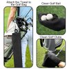 DYJYBMY Swing Swear Repeat Funny Golf Towel, Black, Microfiber, 15.7 x 23.6 in