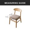 Genina Seat Covers for Dining Room Chair Seat Slipcovers Kitchen Chair Covers (Taupe, 4 Pcs)